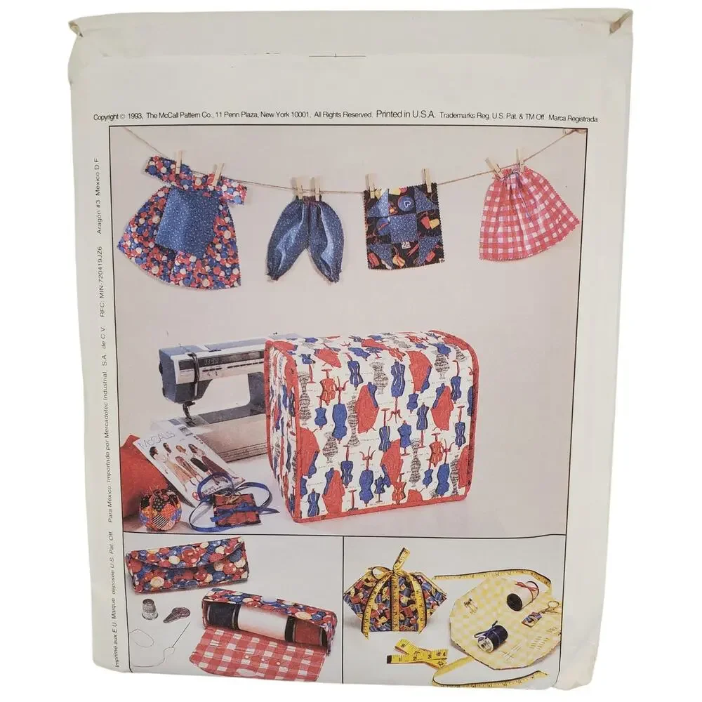 McCALLS Crafts Sewing Organization Pin Cushion Vintage Sewing UNCUT 80s 90s 6903